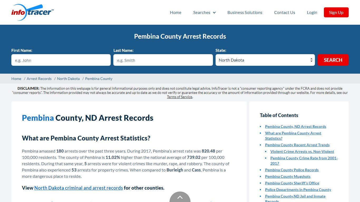 Pembina County, ND Arrests, Mugshots & Jail Records - InfoTracer